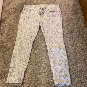 Snake print pants